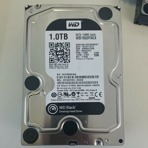 WD Black WD1002FAEX 1TB 7200 RPM 64MB SATA III 3.5" Internal Hard Drive